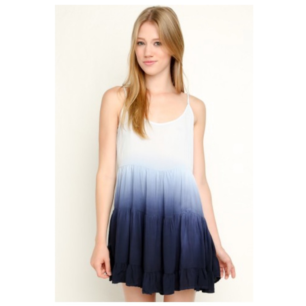 Brandy Melville jada dress ombré blue